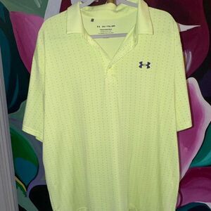Under-armour Men's Yellow Polo-shirts